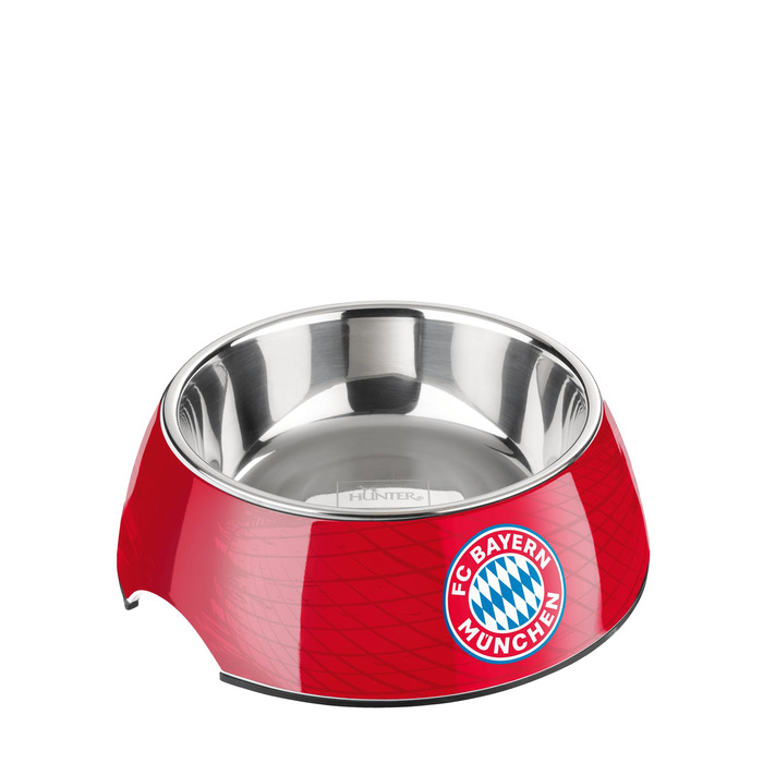 Миска для собак Hunter FC Bayern München, 700 мл, червона - для їжі та води