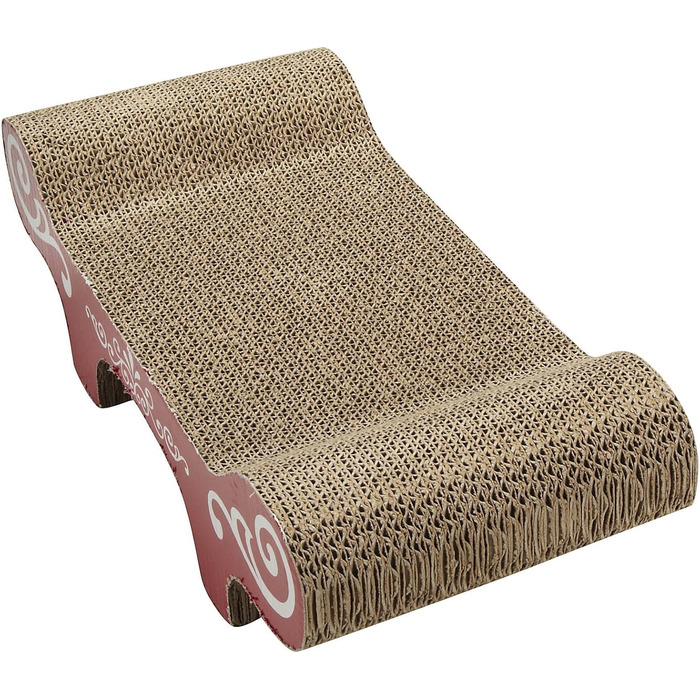 Кігтеточка Catit Kratzpappe S-подібної форми з картону та котячої м'яти (банк)