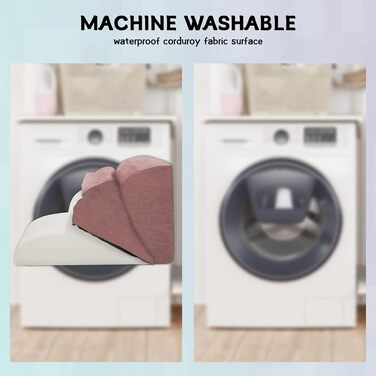 Сходинки для собак маленьких порід, 4-ступеневі, для ліжок та диванів, неслизькі, знімний чохол (рожевий)