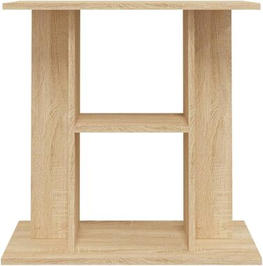 Тумба для акваріума ZEYUAN Sonoma Oak 60x30x60 см, деревостружкова плита, шафа під акваріум