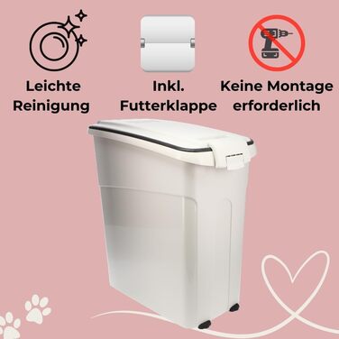 Контейнер для корму GarPet 54 л: герметичний, для собак та коней