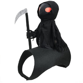 Костюм для собак Темний лицар, розмір L, на липучці, на Хелловін, для котів та собак, середніх та малих порід