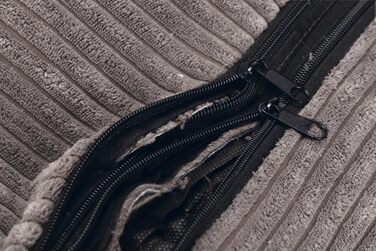 Крісло-лежанка для собак Lotte Ribbed, коричневе, 65x60x20 см