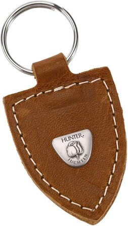 Нашийник для собак Hunter Tara, шкіряний, юхт-шкіра, міцний, стійкий до погодних умов, розмір M (55 см), колір коньяк/темно-коричневий