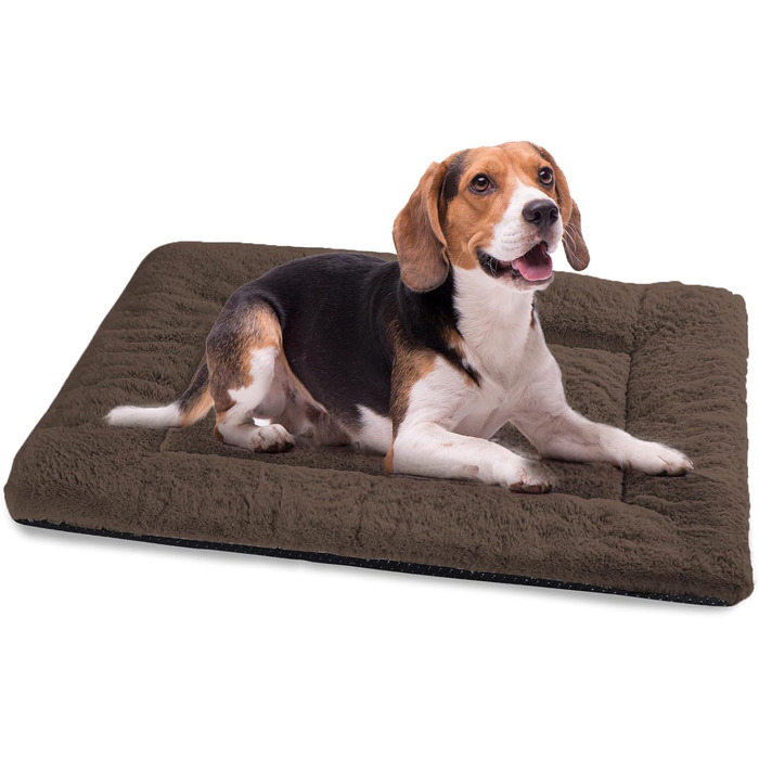 Килимок для собак середнього розміру Baodan, 90x60 см, коричневий, з антиковзаючою основою