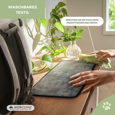 Рюкзак-переноска для котів та собак Mobiclinic® Pets, складаний, з вентиляцією, з аксесуарами, регульований, 37x29x37x5 см