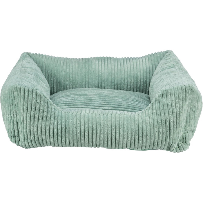 Ортопедичне собаче ліжко TRIXIE Vital Jonna, 60x50 см, Salbei (м'ята) - якісне ліжко з memory foam для собак, кошик для малих та літніх собак, захищає суглоби та знімає навантаження