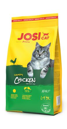 Сухий корм для дорослих котів JosiCat Crunchy з куркою та птицею, 10 кг