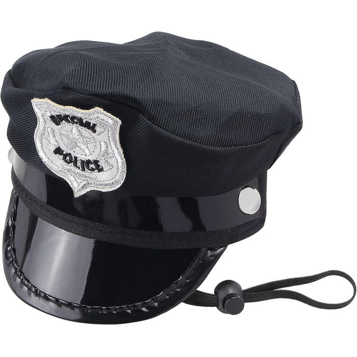 Костюм поліцейського для домашніх тварин Yewong: комплект аксесуарів для собак та котів (м'язка шапка, значок, сонцезахисні окуляри)