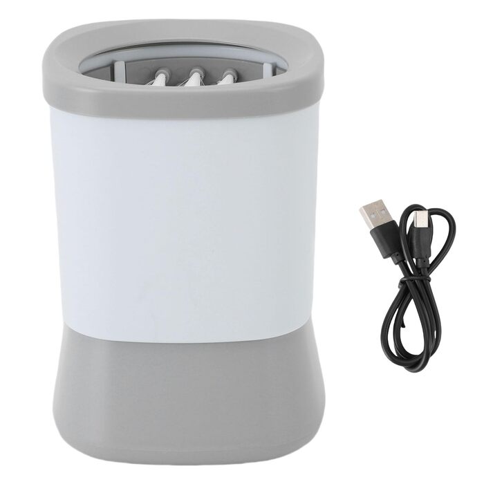 Електричний очищувач лап для собак, USB-зарядка, 2 швидкості, силіконова щітка
