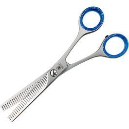 Професійна собача шерсть WELTMEISTER SOLINGEN: витончена ножиці для грумінгу, подвійні ножиці для розрідження, 5,5 дюймів (14 см), 28 зубців, преміум-якість, Made in Germany