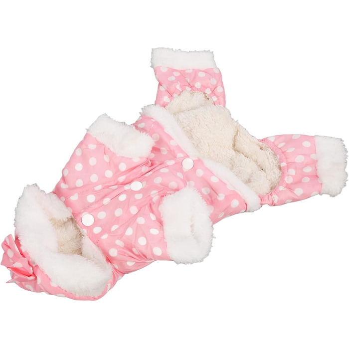 Теплий худі для собак на зиму, утеплений, для маленьких, середніх та великих собак, рожевий