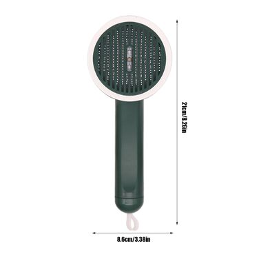 Гладка щітка для вичісування шерсті цуценят та котів з функцією розплутування, для довгошерстих тварин, підходить для вичісування овочевої каші