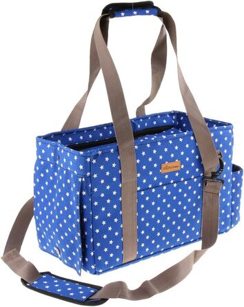 Транспортна сумка для тварин: переноска для собак та котів, сумка-переноска для подорожей, блакитна