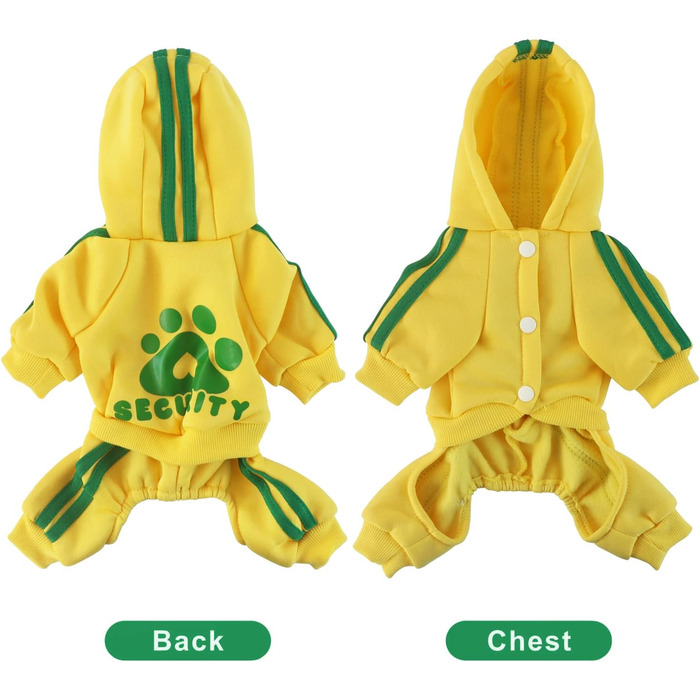 Теплий худі для собак Долахові: м'який пуловер з флісу для маленьких та середніх собак (Чихуахуа, Тедді)