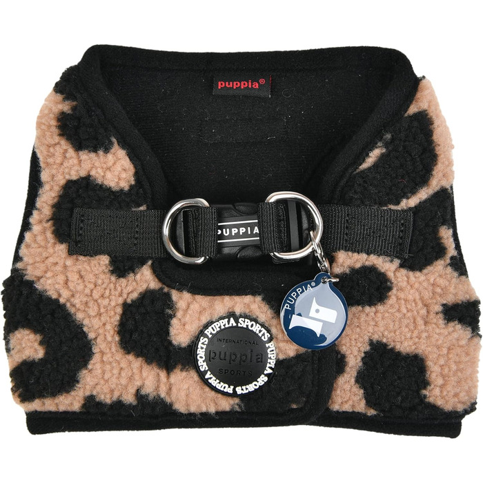 Шлея Puppia Serval Harness B для малих і середніх собак, регульована, бежева, комфортна