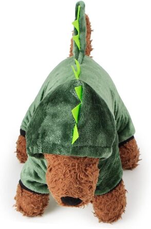 Костюм для собак - динозавр (зелений, xl) FRCOLOR - 3 шт. для свят, фотосесій та повсякденного носіння