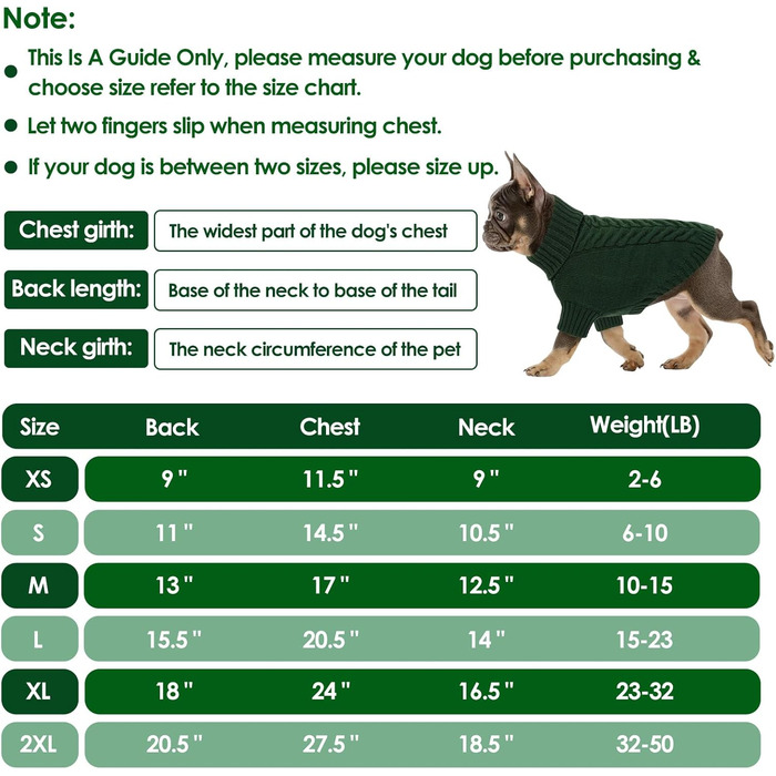 Пуловер для собак великих порід, класичний роллінговий комір, святковий новорічний пуловер, теплий, об'ємний, для собак, цуценят, домашніх тварин, еластичний трикотаж, осінньо-зимовий одяг з отвором для повідка (Рожевий (XX-Large, Зелений))
