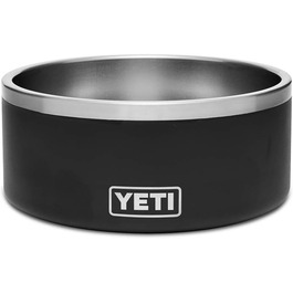 YETI Boomer 8 - Миска для собак з нержавіючої сталі, чорна, 1.8 л, протиковзна