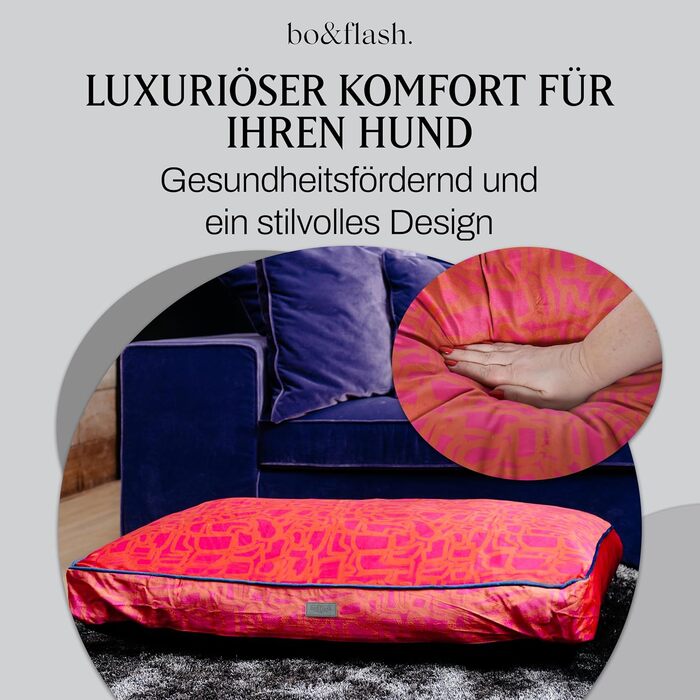 Килимок для собак Chouk Madison L – зручний та стабільний лежак для собак з якісним знімним чохлом, стильний та нековзний