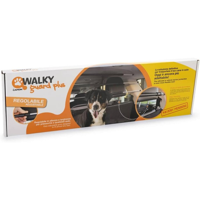 Захисна перегородка для авто Camon Walky Guard Plus - універсальна, регульована по висоті