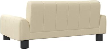 Ляжка для собак, м'яка подушка для собак, диван-софа для собак, лежанка для маленьких собак, лежанка для домашніх тварин, лежанка для котів, світлий матеріал (70 x 45 x 30 см, кремовий)