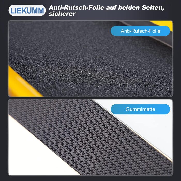 LIEKUMM Рампа для підйому мотоцикла, 180 см, 300 кг, алюміній, складна, для ATV, мотоцикла, велосипеда, авто