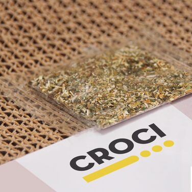 Котячий будиночок-дряпалка Croci з картону, 42x35x50 см, багатокольоровий