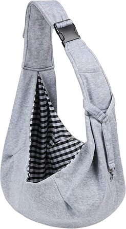 Тканинна переноска для собак та котів, сіра, до 4,5 кг, для прогулянок та активного відпочинку