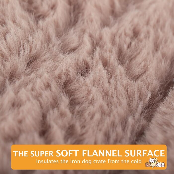 М'яке та тепле ліжко для собак: килимок-матрац для домашніх тварин, зручний, двосторонній, легко миється, розмір 75x50 см, колір хакі