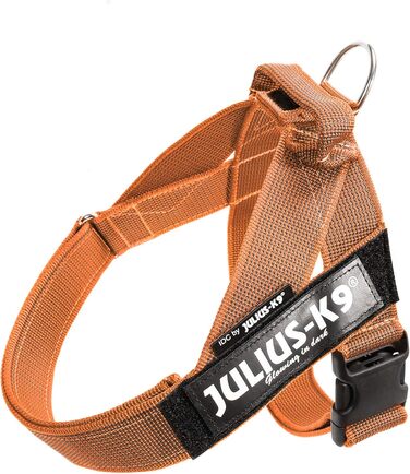 Шлея Julius-K9 Color & Gray для собак, нейлонова, регульована