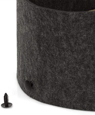 Клітка-будиночок для котів Owen-Tower XL, сірий, 50 см, з когтеточками та двома хвильовими картонними поверхнями