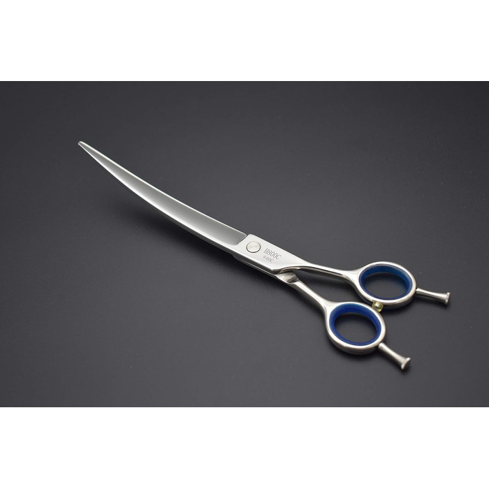 Професійна фен-ножиця KKO для грумінгу домашніх тварин, 7.0/8.0, нержавіюча сталь 440C, японська технологія, вигнута