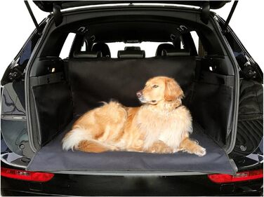 Захист для багажника автомобіля для собак Universal Schondecke - водовідштовхувальний, чорний, з боковим захистом