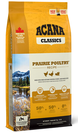 Повнораціонний сухий корм для собак ACANA CLASSICS Prairie Poultry, 14,5 кг