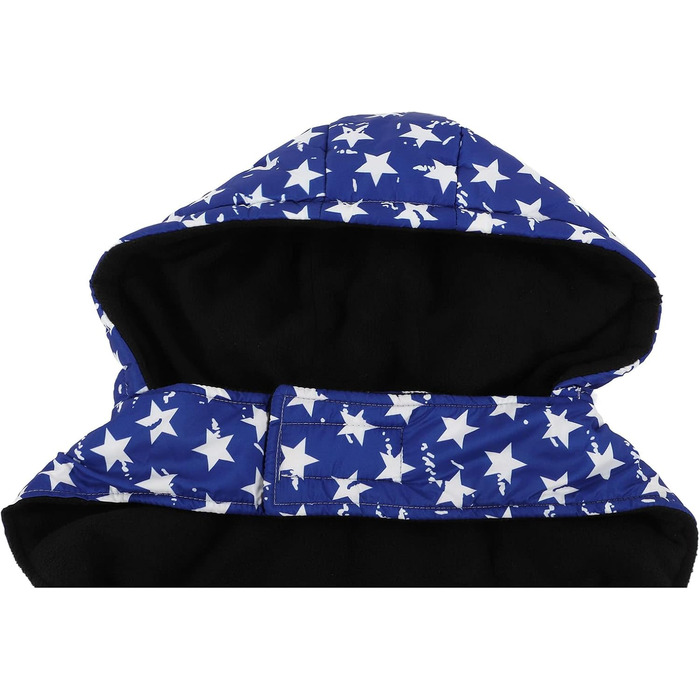 Водонепроникна вітрозахисна куртка для собак, теплий зимовий одяг для маленьких, середніх та великих собак - регульована, з отвором для повідка, ідеальна для прогулянок на вулиці (L)