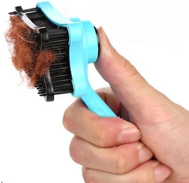 Щітка для собак, інструмент для догляду за шерстю, професійна якість (Blue)