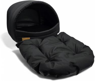 Будка для собак ODOLPLUSZ Hundehütte – комфортний дім для вашого улюбленця (Чорний, M)