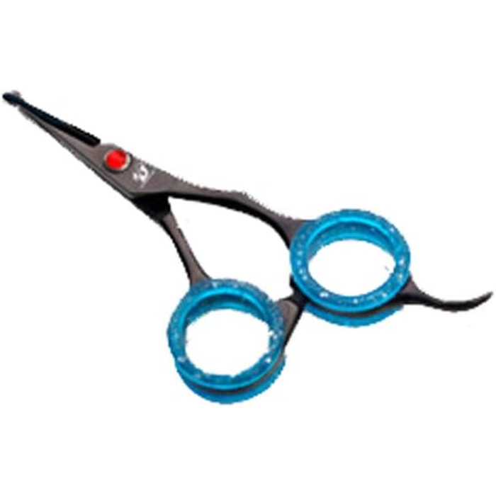 Ножиці для грумінгу собак, ножиці для догляду за шерстю собак з нержавіючої сталі з округлою кінчик, ідеально підходять для догляду за лапами та стрижки шерсті, 4.5 дюйми, прямі