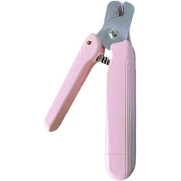 Ножиці для стрижки кігтів собак та котів з LED-підсвіткою, захисним насадком та ергономічним дизайном. Підходять для собак та котів будь-якої породи. Колір: світло-зелений (рожевий)