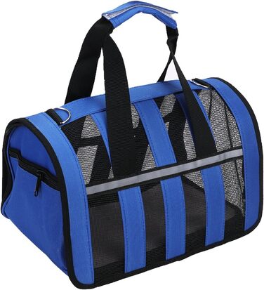 Транспортна сумка для тварин ITODA: переноска для собак та котів, водонепроникна, 43 x 27 x 26 см, блакитна