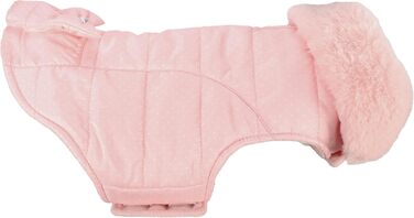Жакетик для собак 'Flamingo Guzzi' – м'який фліс з бантиком, 30 см, для маленьких порід (Чихуахуа, Йоркширський тер'єр, Пудель), РОЗОВИЙ 30 см