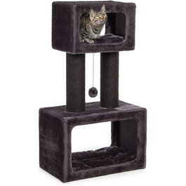 Дряпка-кігтеточка CanadianCat Columbia для котів, 60x36x110 см, антрацит