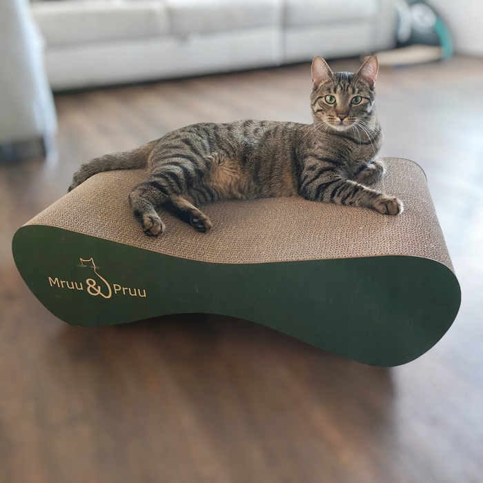 Низька дряпалка-лежанка, килимки для дряпання Mruu&Pruu (до 60 см)
