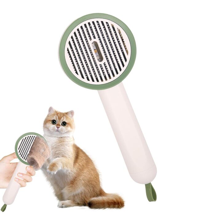 Щітка для котів Katzen Striegelbürste: вичісування та розплутування шерсті з UV захистом | Для котів та собак