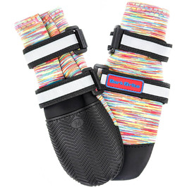 Чоботи для будь-якої погоди, Неопрен, захист лап, з відбиваючими ременями, 5 розмірів (багатобарвні, розмір M) Multicolor Medium