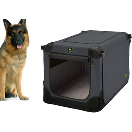 Maelson Soft Kennel переноска для собак, антрацит, 105x72x81 см