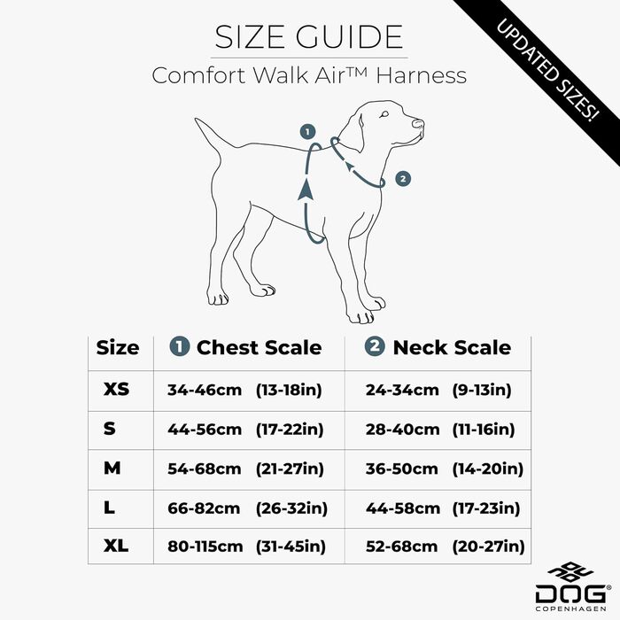 Шлейка для собак DOG Copenhagen Comfort Walk Air 3.0, чорна, розмір M