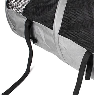 Транспортна переноска для собак Cuque, Oxford-тканина, стійка до укусів, водонепроникна, складна, з дихаючою сіткою, легка для автокрісла (38 x 15 x 21 см)