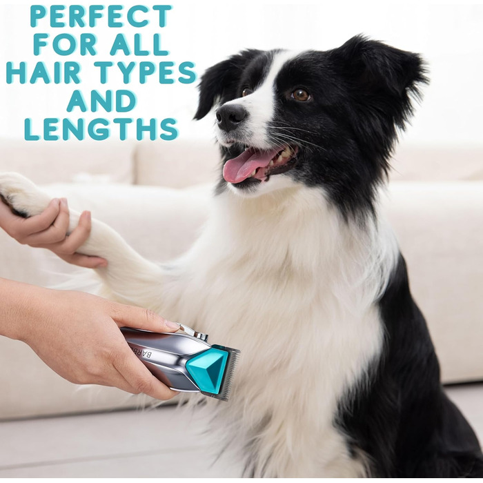 Професійна машинка для стрижки собак та котів BarberBoss QR-9088, бездротова, для густого хутра, комплект